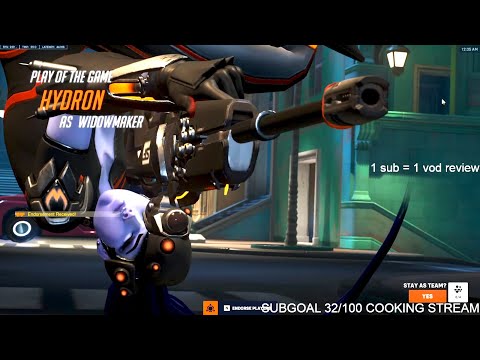 HYDRON PRO WIDOW GAMEPLAY - POTG! [ OVERWATCH 2 TOP 500 SEASON 3 ]