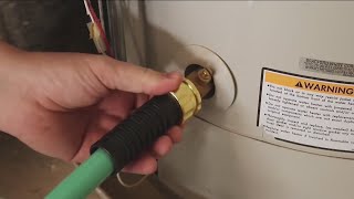 How to flush your water heater tank