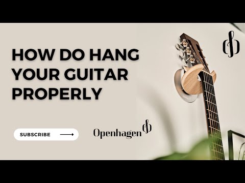 Collapsible Ukulele Wall Hanger and Wall Mount - Patented - Danish Design - Space Saving - Wooden - Oak Color - Scratch Proof - Award Winning image 6