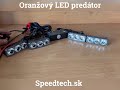 Výstražné LED světlo 12V - 12 x 1W oranžový Predátor (4ks) - Video Youtube