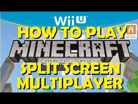 SilverMongooseVideos - How To: Minecraft WiiU Split-Screen Multiplayer