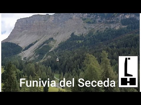 Discesa integrale estiva funivia Hoelzl Furnes Seceda   Ortisei