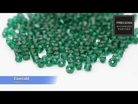 Trompo 4mm Color Emerald Marca Preciosa 720pz