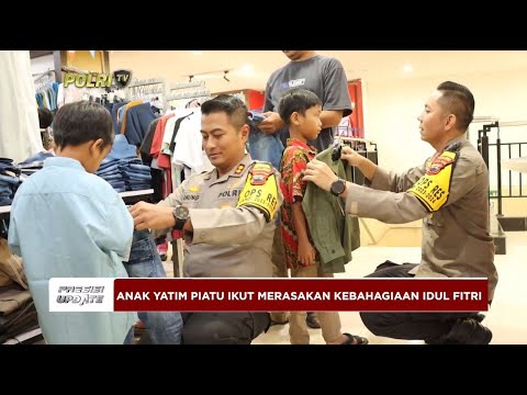PRESISI UPDATE: POLRES GROBOGAN AJAK ANAK YATIM PIATU BERBELANJA BAJU LEBARAN 08/04/2024 21.00