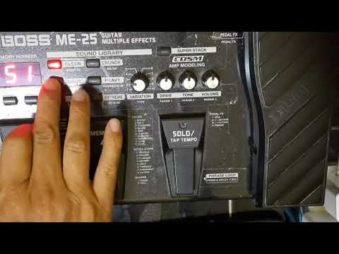 Boss ME- 25 Overdrive ( Blue Style )