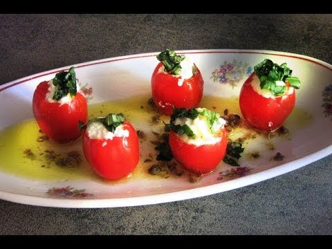 CAPRESE SALAD with Modern Plating (Italian Insalata) Restaurant Recipe