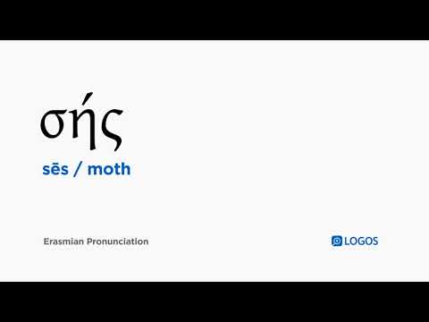 How to pronounce Sēs in Biblical Greek - (σής / moth)