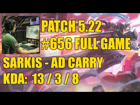 Sarkis - ADC: Lucian vs Vayne - BR Master 529 PDL #656 Full Game