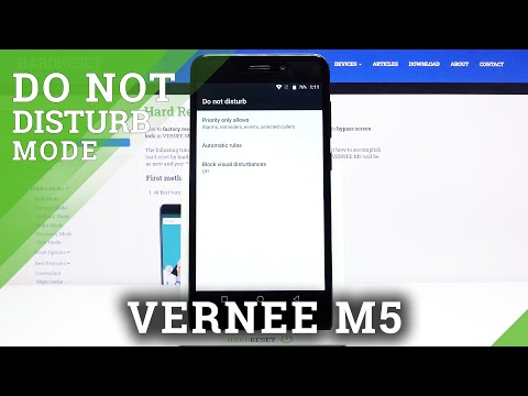 How to Use Do Not Disturb Mode on VERNEE M5 –  Mute All Sounds