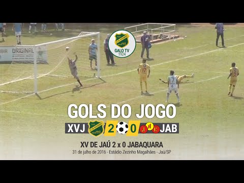 XV de Jaú (2) x (0) Jabaquara - 31/07/2016 - Gols do jogo