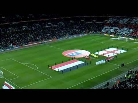 Wembley: England v Egypt - national anthems