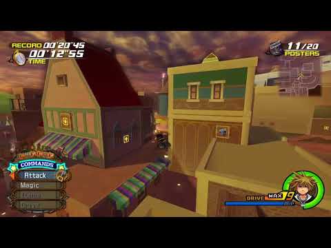 KH2FM HD (PS4): Poster Duty in 20.30 seconds