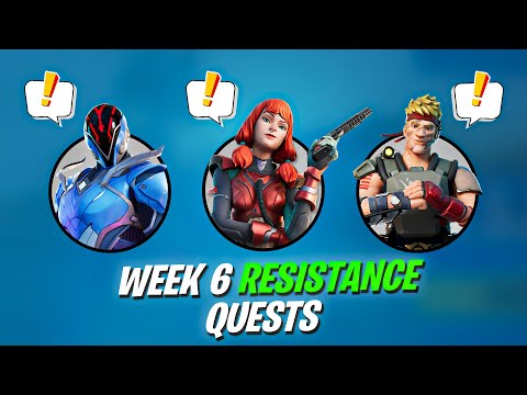 Fortnite Week 6 Dialogue Quests in Chapter 3 Season 2 (Week 6 Resistance Quests)