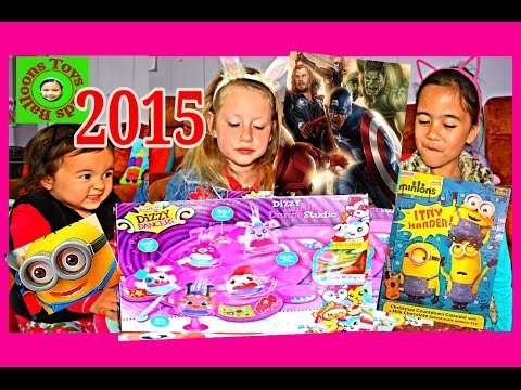 2015 Christmas Advent Calendar Marvel Avengers Minions Despicable Me + Fur Real Friends Dizzy Dancer Video