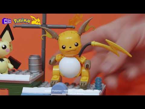 Mattel MEGA CONSTRUX POKEMON Pikachu evoliucija (HKT23) video