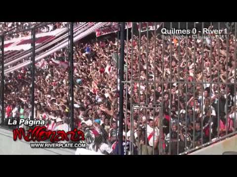 "01- Qué loca está la hinchada." Barra: Los Borrachos del Tablón • Club: River Plate