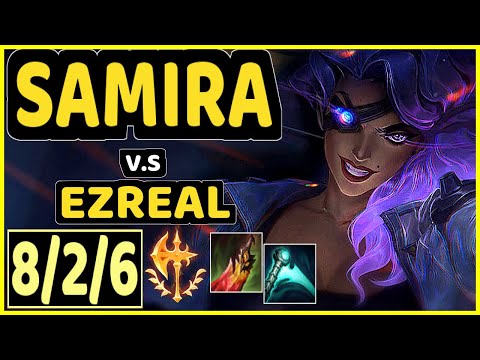 APOLLO (SAMIRA) vs EZREAL - 8/2/6 KDA BOTTOM ADC GAMEPLAY - NA Ranked GRANDMASTER