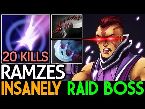RAMZES [Anti Mage] Insanely Raid Boss - 20 Kills 7.15 Dota 2