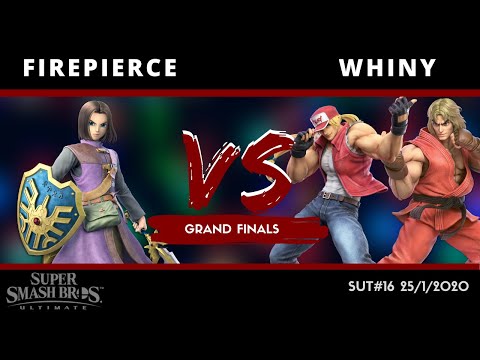 SUT #16 - GRAND FINALS - Firepierce (Hero) Vs. Whiny (Ken, Terry) - SSBU Tournament