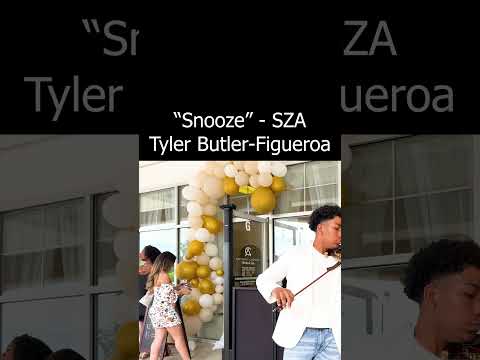 "Snooze" - SZA (violin cover) Tyler Butler-Figueroa Violinist |#reels  #tylerbutlerfigueroaviolinist