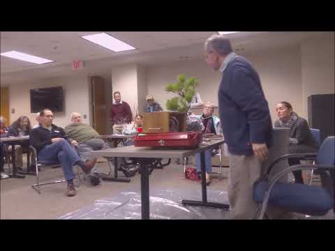 Bill Valavanis At Triangle Bonsai Society - part 2