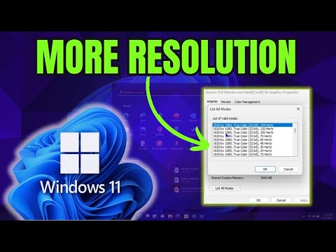 How to Get More Resolution Options in Windows 11