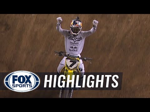 James Stewart Wins 48th Career Main - Detroit Supercross 2014