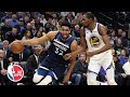 Steph Curry Drops 37 Kevin Durant Called For Late Foul Warriors Vs Timberwolves NBA Highlights