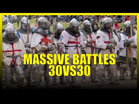 BUHURT LEAGUE WORLD CUP LIBUSIN #BATTLE 30VS30  MEDIEVAL COMBAT UK VS FRANCE