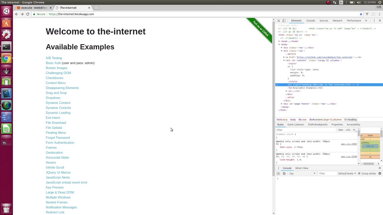 16 Browser execute for client side javascript - WebdriverIO