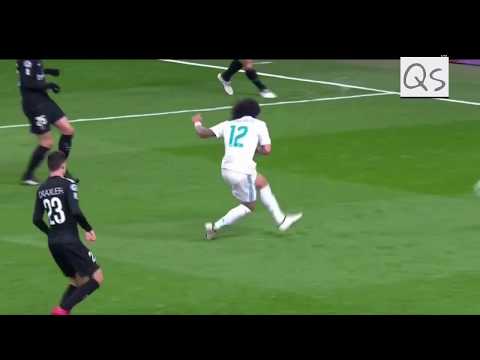 Real madrid vs Paris saint german (15-02-18) Marcelo stunning goal (3-1)