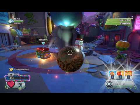 Plants vs. Zombies Garden Warfare 2 - Festivus Update - Snowman comes to Backyard #7 [English]