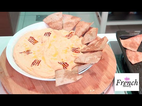 Homemade Hummus & Pita Chips - Healthy Snack Recipe