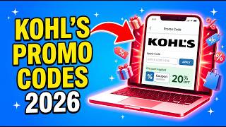 How To Get Kohl's Promo Codes 2026