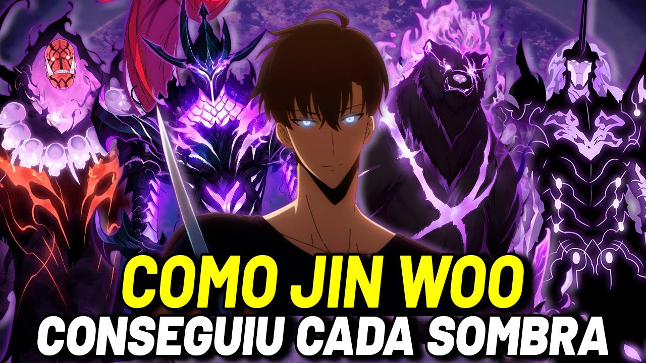 COMO SUNG JIN WOO CONSEGUIU suas 5 SOMBRAS mais FORTES? (Solo Leveling)