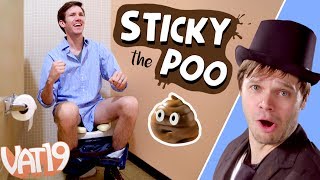 Throw Squishy POOP with Sticky the Poo!