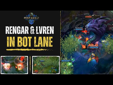 Rengar ADC | Renegar With Lvren Bot Lane | A toxic combination for bot lane