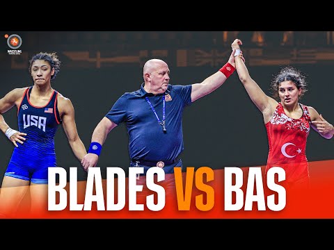 Nesrin BAS (TUR) takes out Olympic finalist Kennedy BLADES (USA)