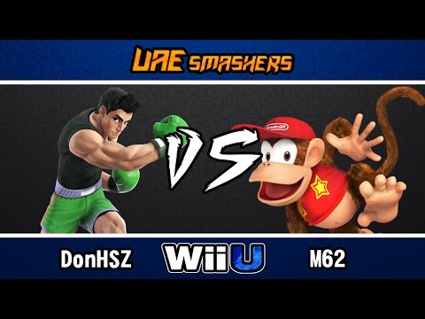 SSB4 @ Al Majlis 2/9/2016: DonHSZ (Little Mac) vs M62 (Diddy Kong) - Swiss R5