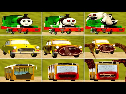 Evolution Of Monster: Car Eater, Bus Eater, Cursed Thomas Vs All OLD Monsters in Garry's Mod!?