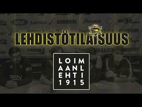 LEHDISTÖTILAISUUS, Hurrikaani-Loimaa - Raision Loimu 3-0 15.11.2020