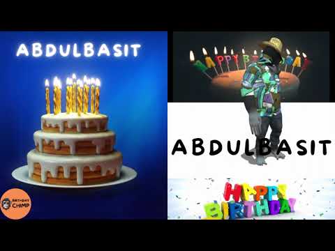 ABDULBASIT Happy Birthday Song and Dance - It's Your Birthday - Happy Birthday to You ABDULBASIT