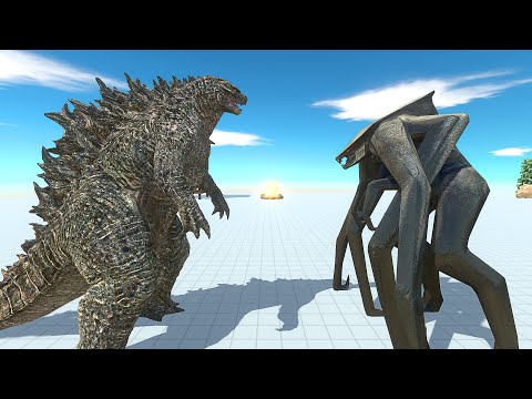 GODZILLA 2021 VS MUTO FEMALE - Animal Revolt Battle Simulator