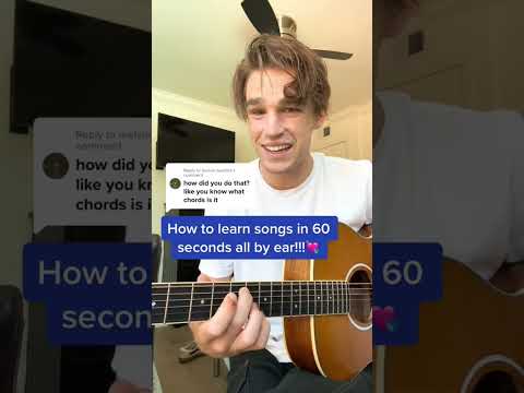 How to Learn Songs in 60 seconds all by ear!!