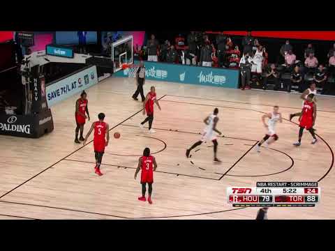 Matt Thomas Highlights - Raptors vs. Rockets Scrim (July 24, 2020) THE RETURN