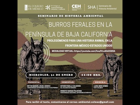 , title : 'Seminario de Historia Ambiental | “Burros ferales en la península de Baja California..."'
