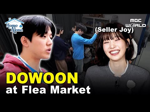 [Sub] Dowoon at the Flea Market 🛍️ | Flea Market Shopping #Dowoon #ILiveAlone