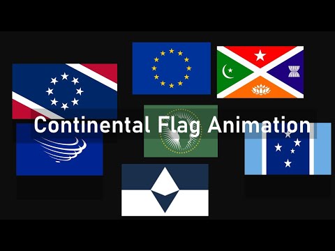 Continental Flag Animation