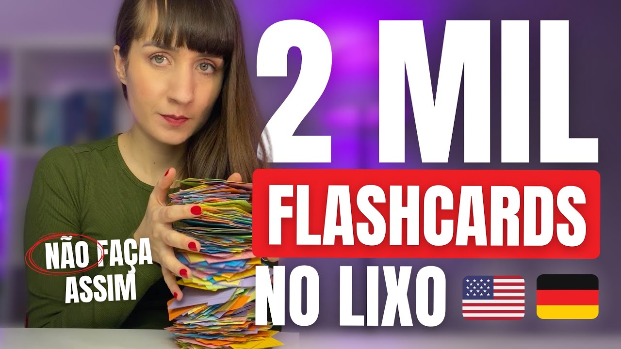 O QUE APRENDI APÓS PERDER 2 MIL FLASHCARDS DE INGLÊS E ALEMÃO (não cometa esses erros)