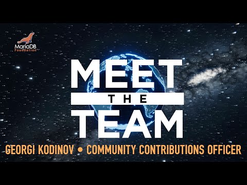 Video Thumbnail: Meet the Team - Georgi "Joro" Kodinov - Community Contributions Officer